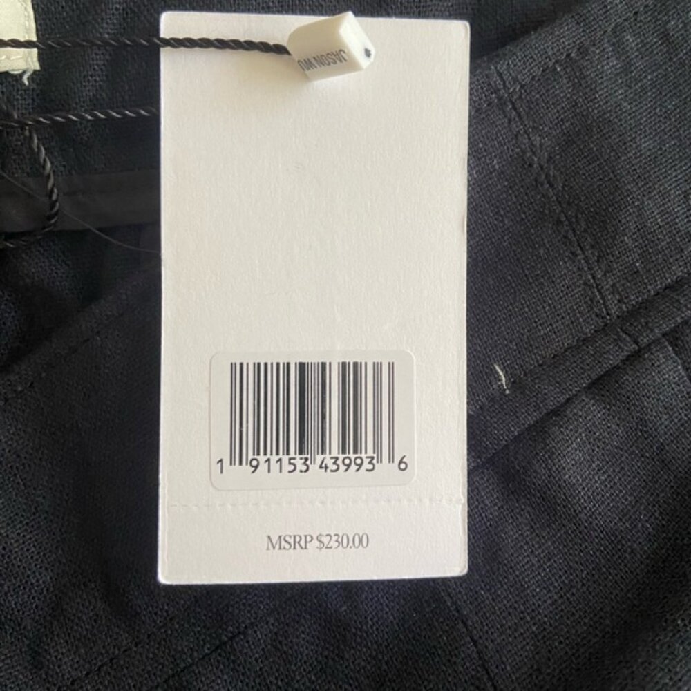 Jason Wu | Linen Blend High Waisted Pleated Shorts - image 2